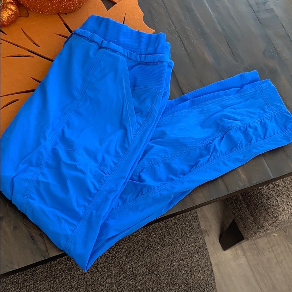 Blue Lululemon pants/joggers
